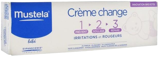 Mustela crème change 1 2 3 100 ml